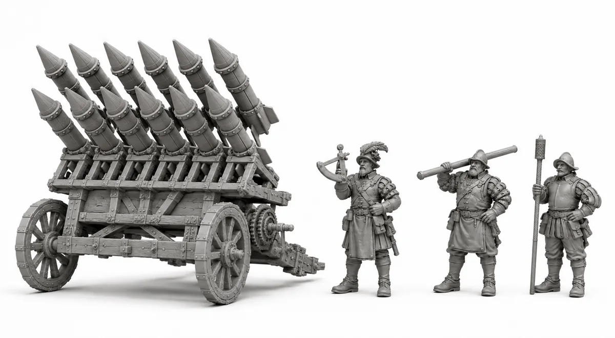 Batterie tonnerre de flamme — visuel de référence
