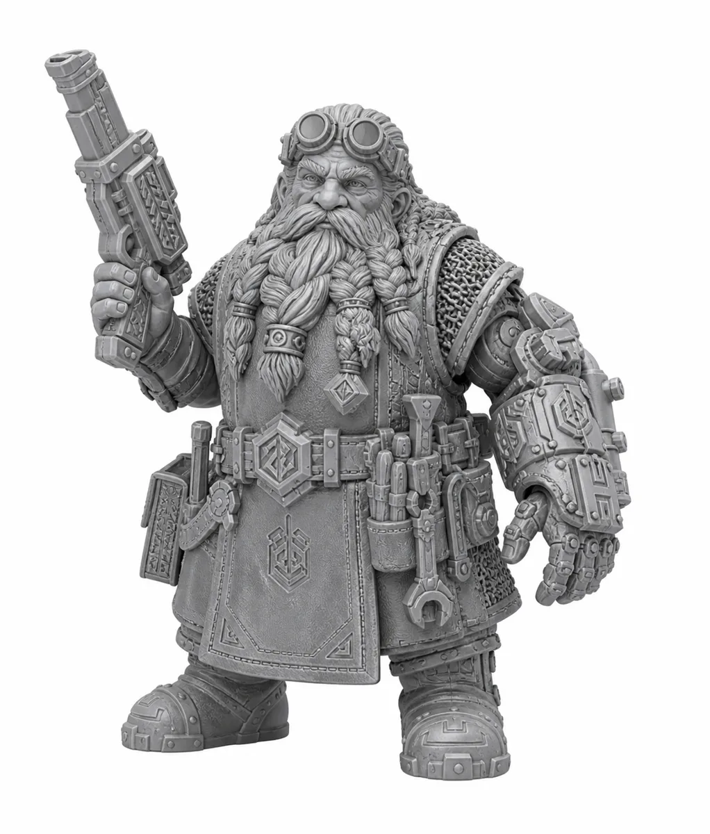 Maître ingénieur nain — visuel de référence