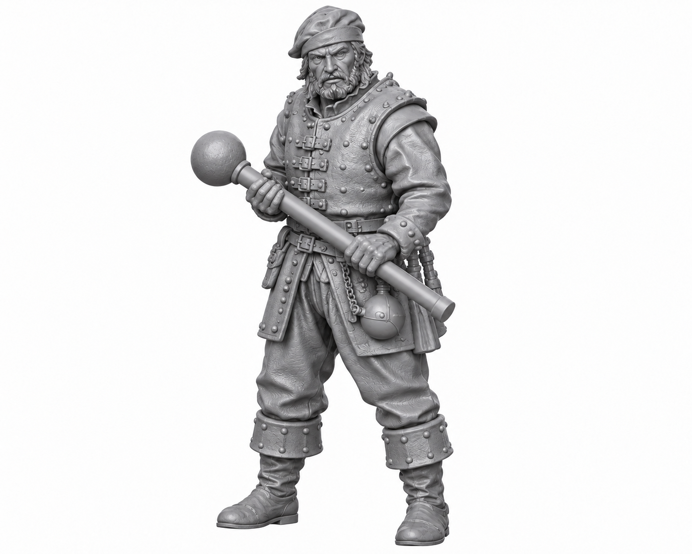 Servant inclus avec Bombarde des marches, modèle 001
