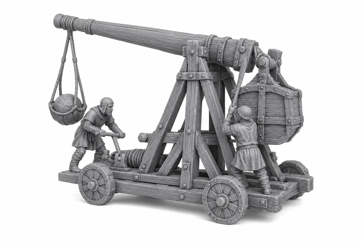 Trébuchet de siège — visuel de référence