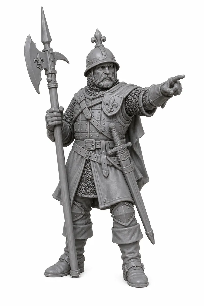 Sergent combattant — visuel de référence