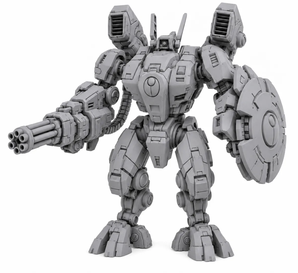 Exo-armure vague — visuel de référence du modèle
