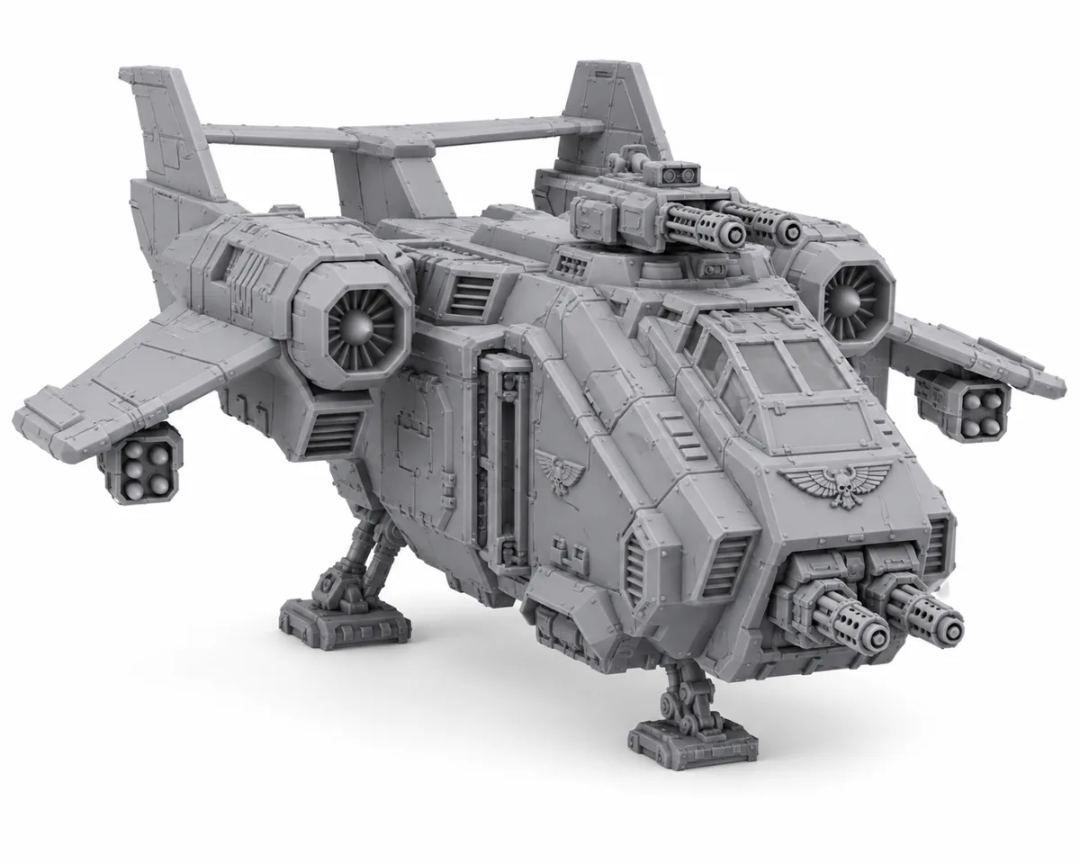 Vaisseau stormraven — visuel de référence du modèle