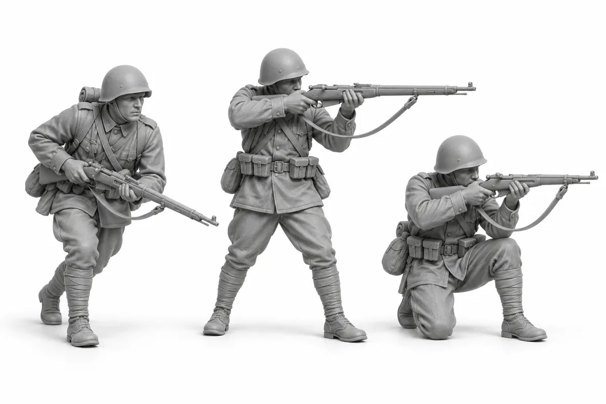 Fusiliers soviétiques — visuel de référence