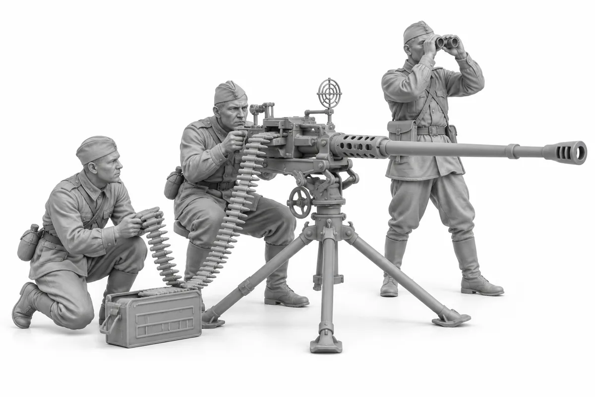 Équipe DShK antiaérienne — visuel de référence