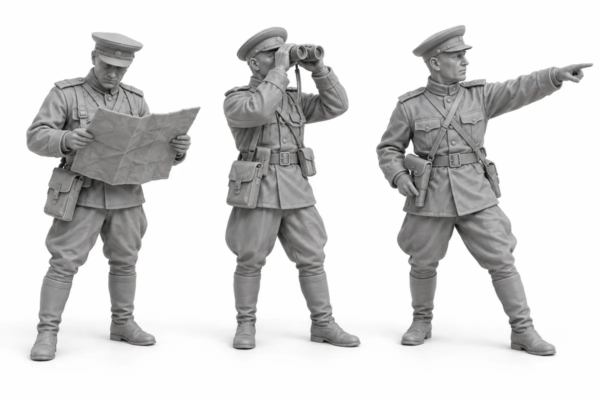 Officiers et état-major — visuel de référence