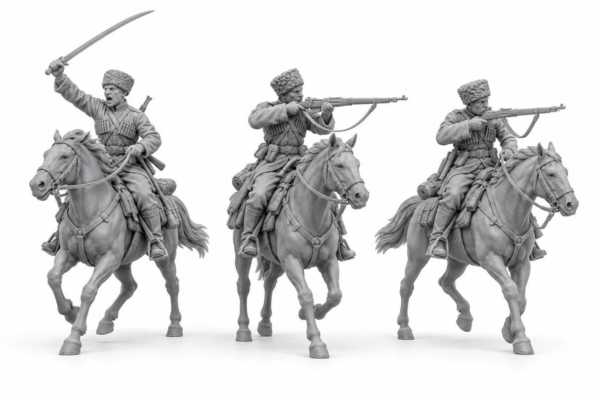 Cavaliers cosaques — visuel de référence