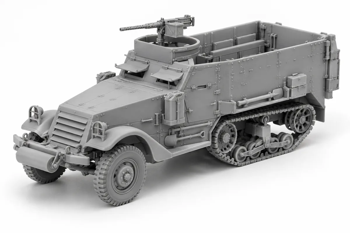 M3 semi-chenillé — visuel de référence