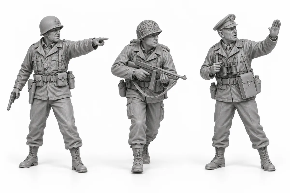 Officiers et commandement — visuel de référence