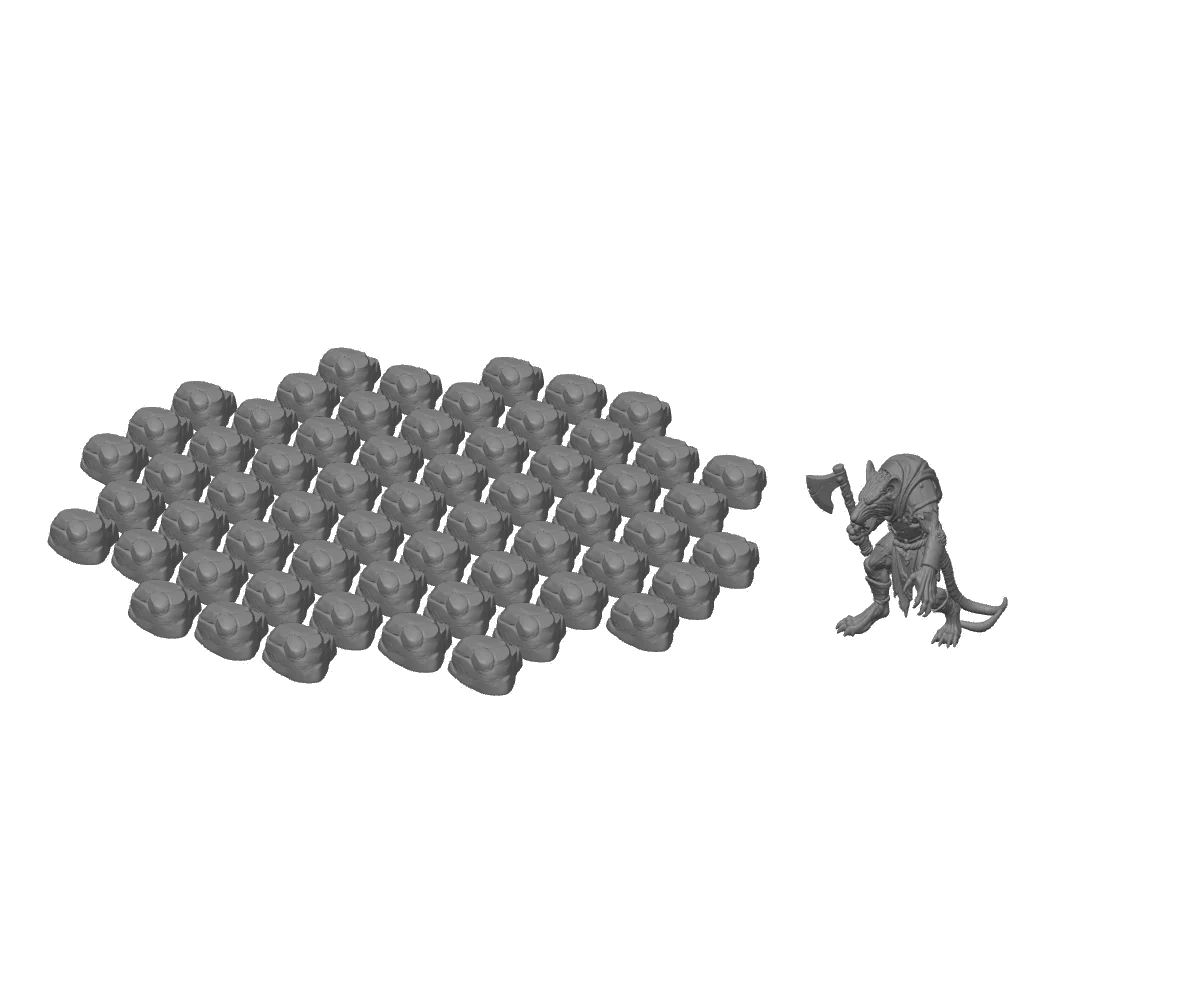 Petits rochers · lot de 50 pièces — visuel de référence